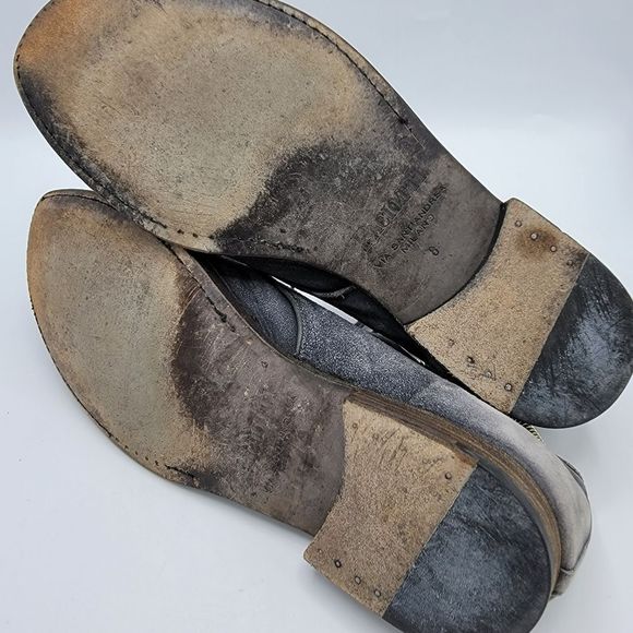Cesare Paciotti Distressed Gray Suede Derby Size 9 main image 8
